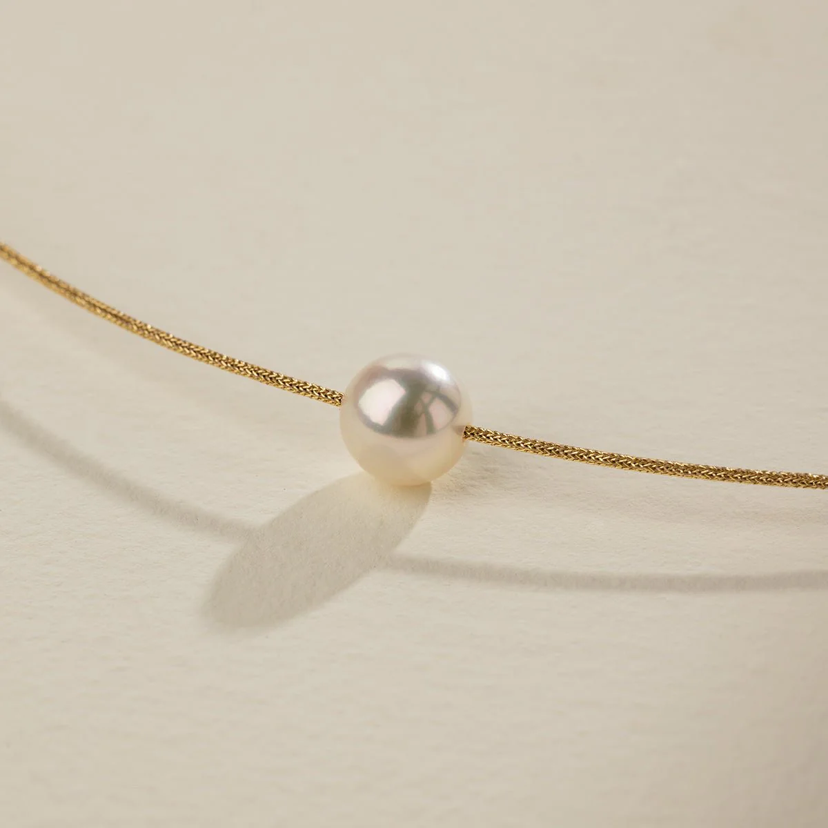 Akoya 18K Gold Pearl Necklace - Image 8