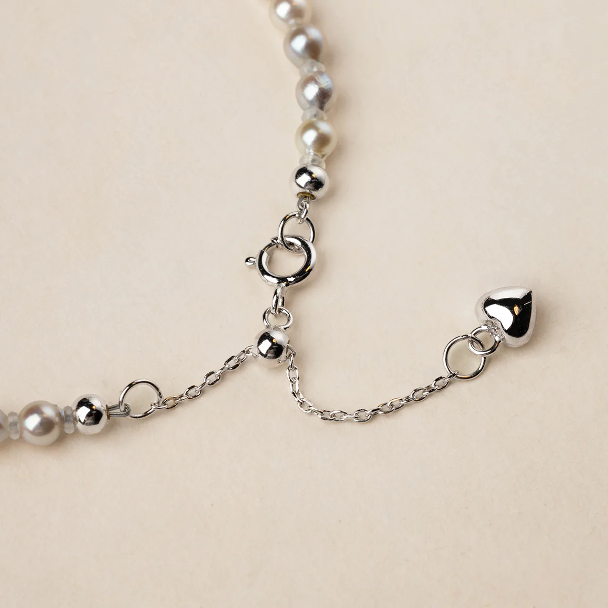 Akoya Multi-Color Baroque Pearl Soft Painterly Bracelet in 925 Sterling Silver - Image 4