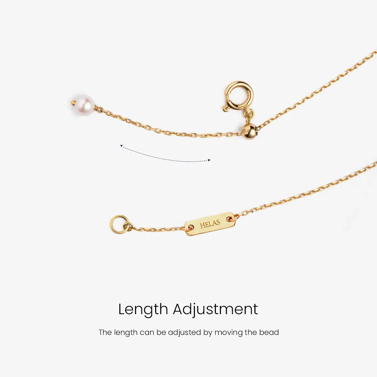 Akoya Pearl 18K Gold Ball Necklace - Image 5