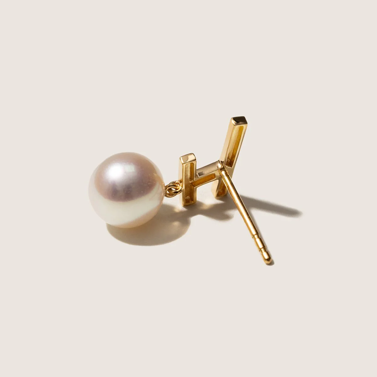 Akoya Pearl 18K Gold Fashion Flying Earrings - Image 6