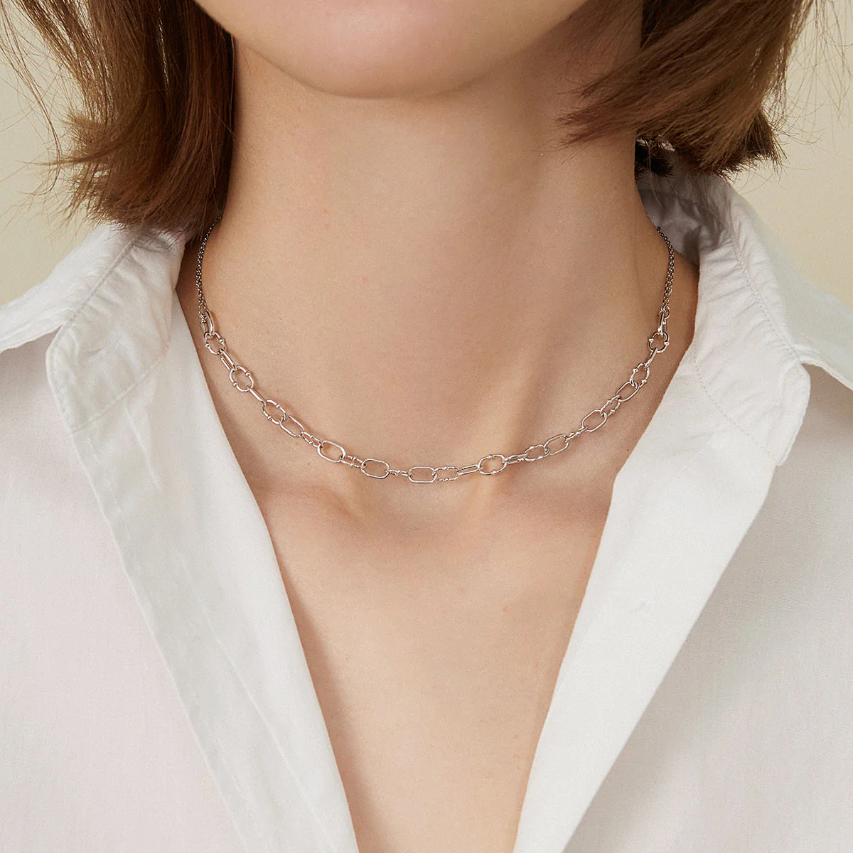 Akoya Pearl Strand 18K Gold Diamond Half Chain Half Pearl Necklace - Image 6