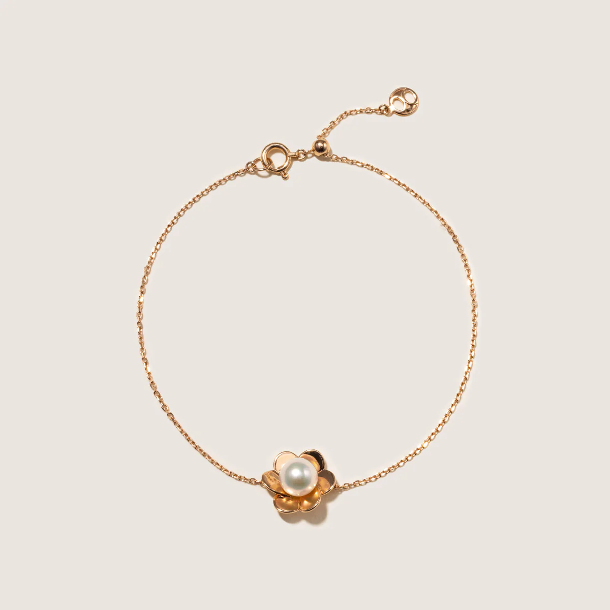 Freshwater Pearl 10K 14K Rose Gold Bloom Dew Bracelet - Image 5