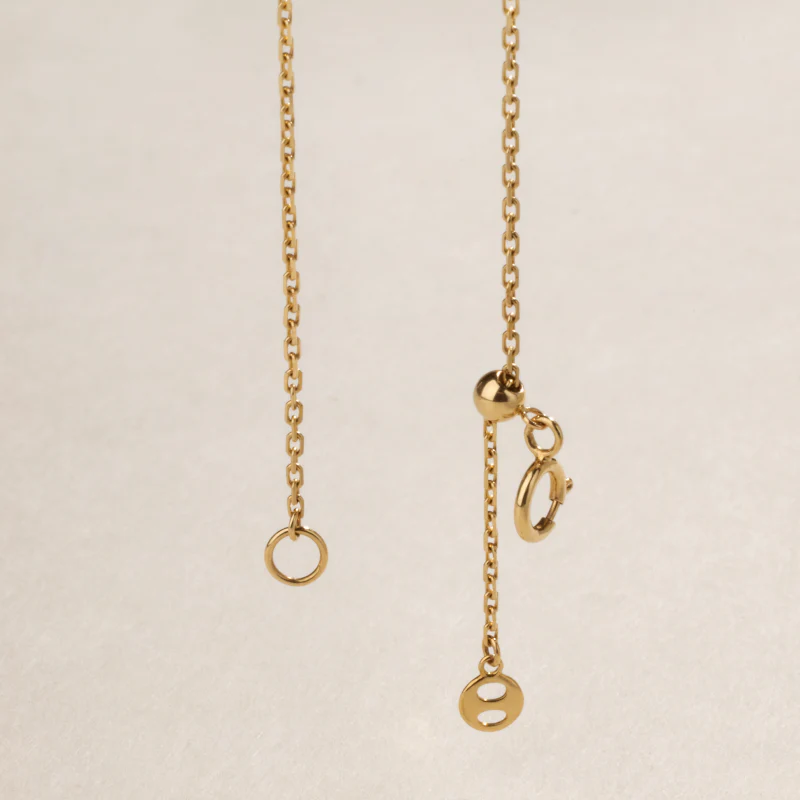 Freshwater Pearl 10K Yellow Gold Diamond Percentage Necklace - Image 5
