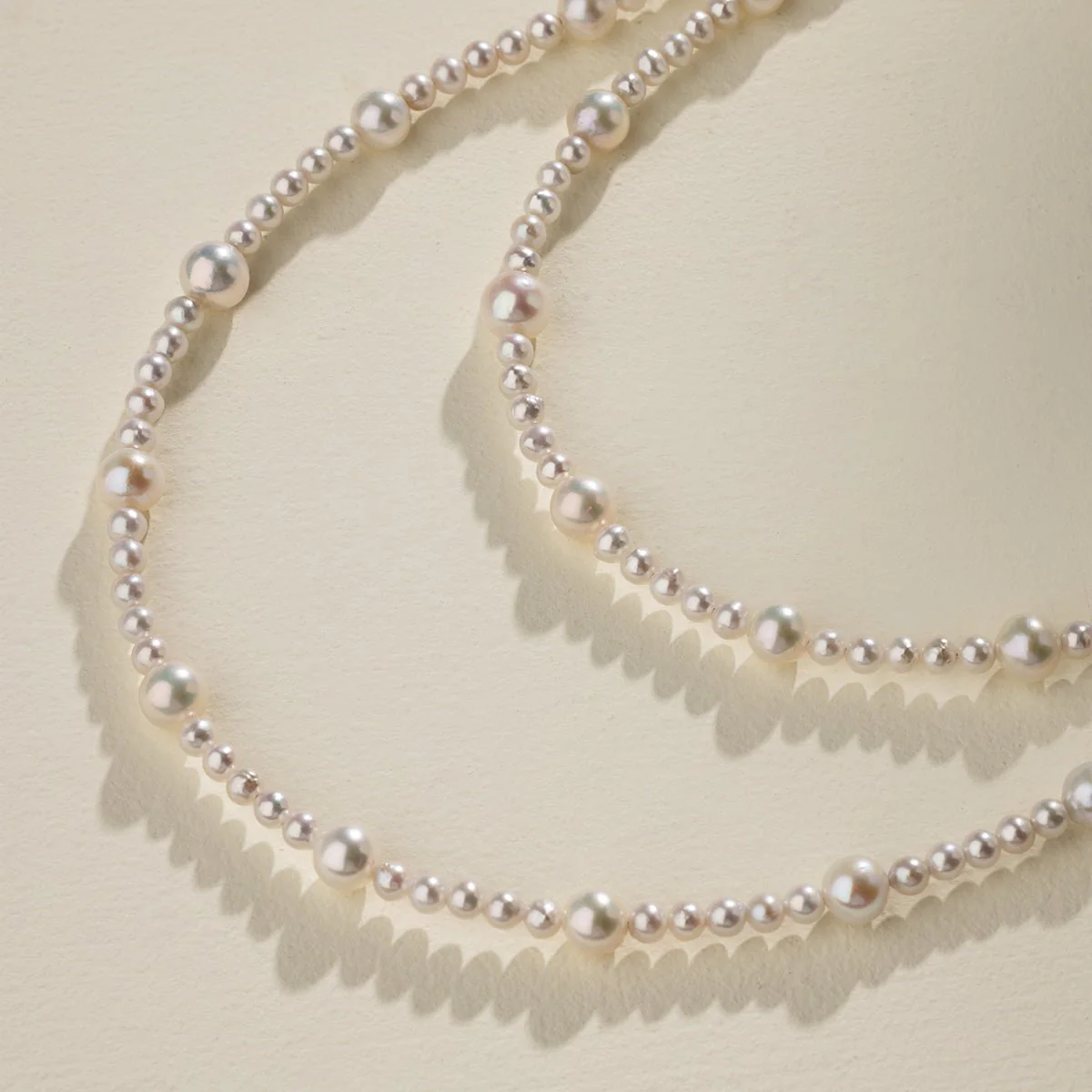 Freshwater Pearl 925 Sterling Silver Graduated Strand Necklace - Image 5