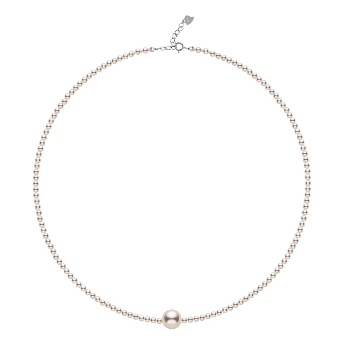 Freshwater Pearl 925 Sterling Silver Surprise Strand Necklace