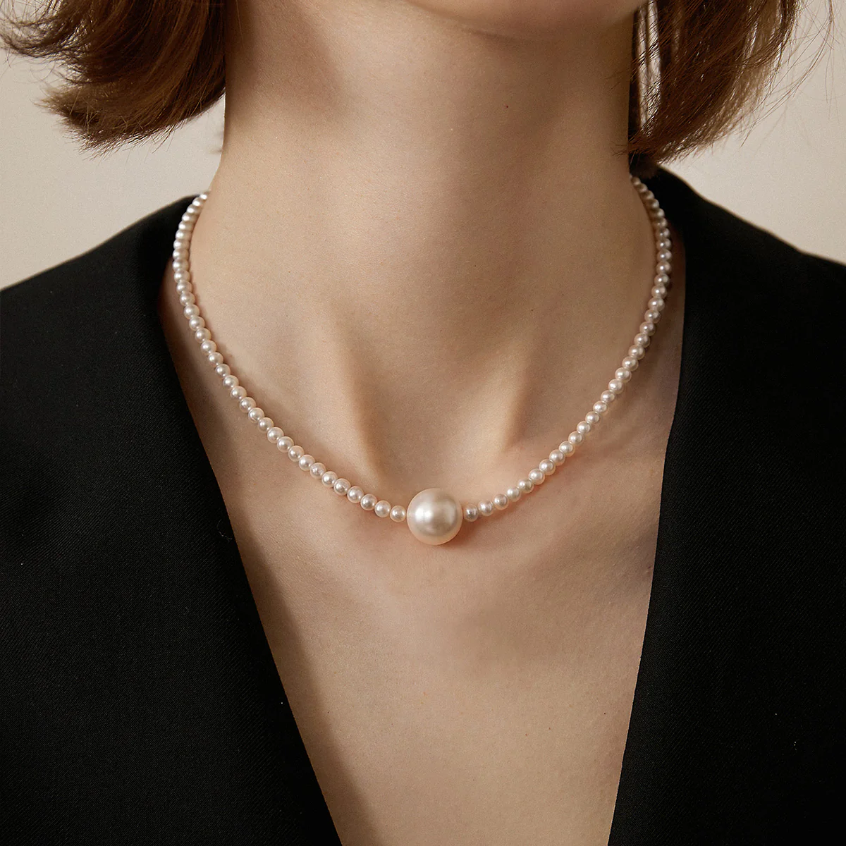 Freshwater Pearl 925 Sterling Silver Surprise Strand Necklace - Image 2