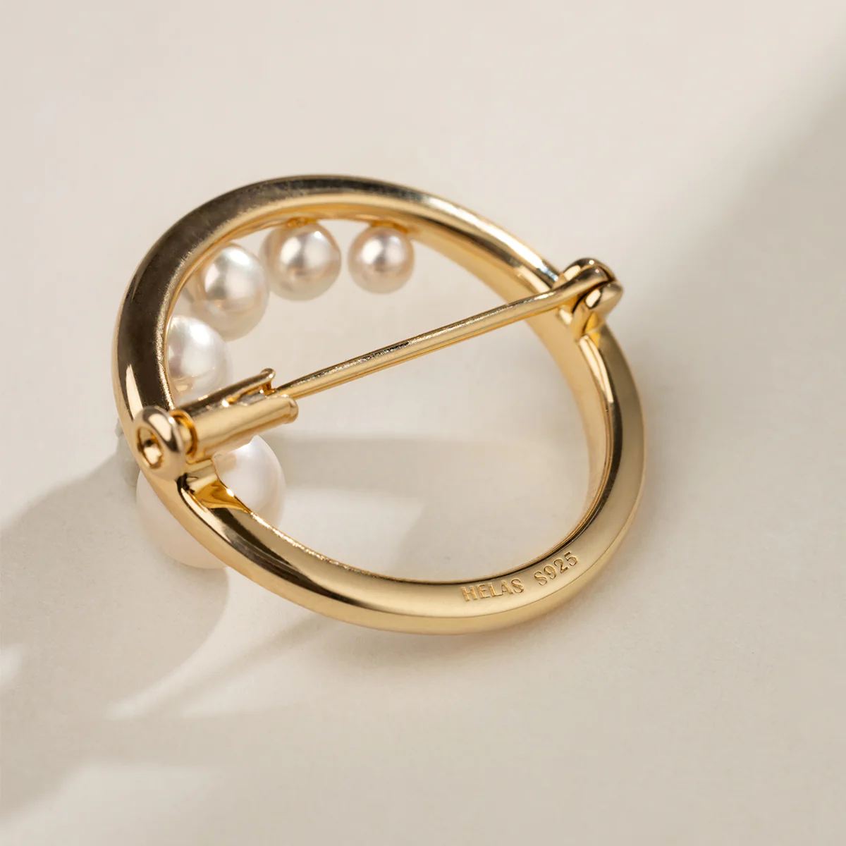 Freshwater Pearl 925 Sterling Silver Waltz Style Brooch - Image 6