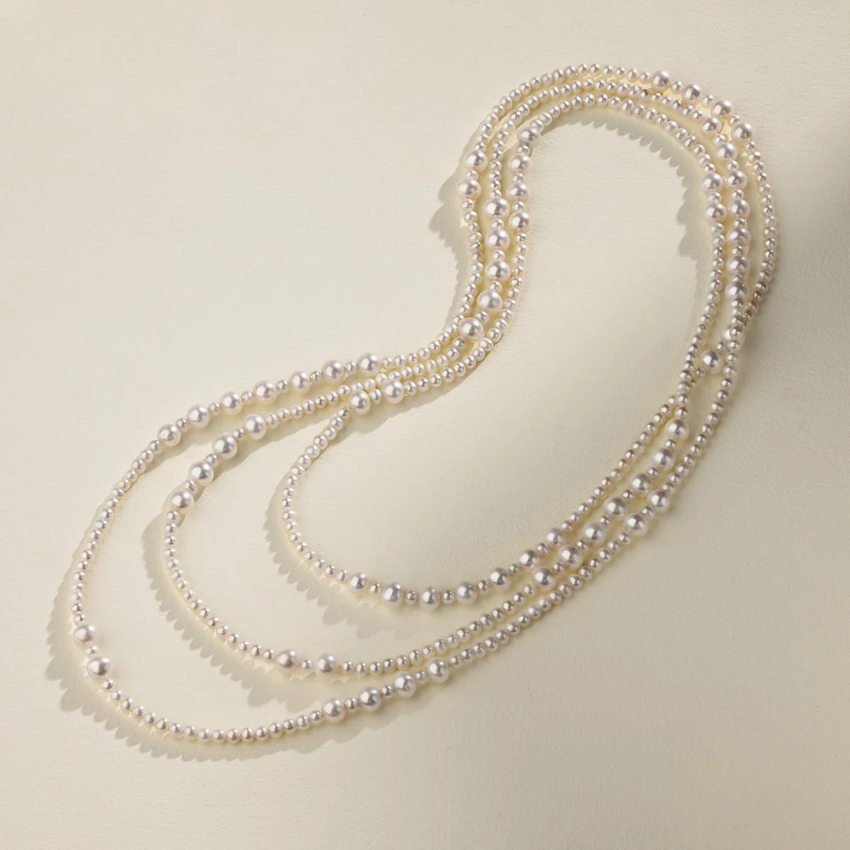 Freshwater Pearl Dewdrop Extra-Long Strand Necklace - Image 3