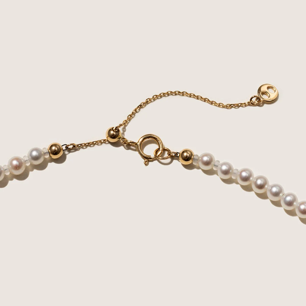 Freshwater Pearls 14K Gold Lab-Grown Diamonds Flicker Strand Necklace - Image 9
