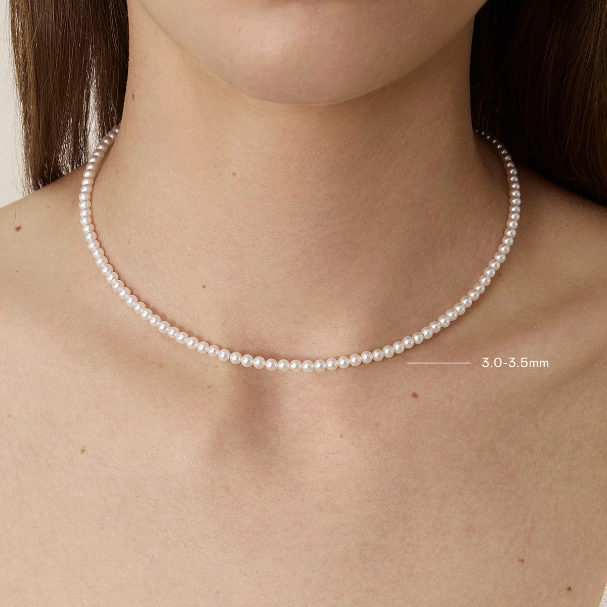 GUILD Certified Gold Vermeil Aurora Freshwater Pearl Strand Necklace in 925 Sterling Silver - Image 2