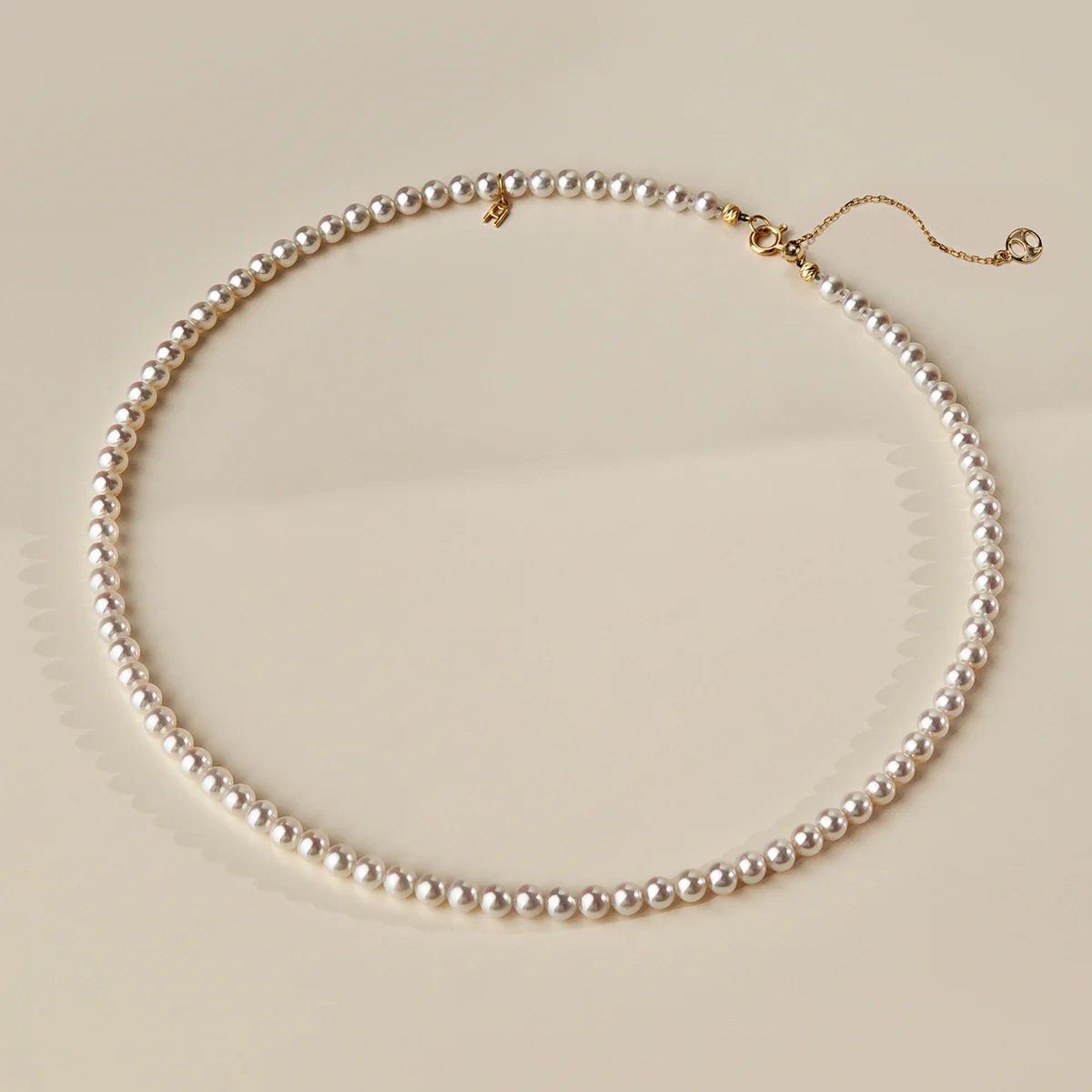 GUILD Certified Gold Vermeil Aurora Freshwater Pearl Strand Necklace in 925 Sterling Silver - Image 4