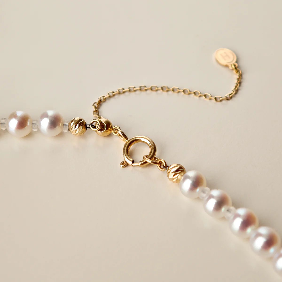 GUILD Certified Gold Vermeil Aurora Freshwater Pearl Strand Necklace in 925 Sterling Silver - Image 5