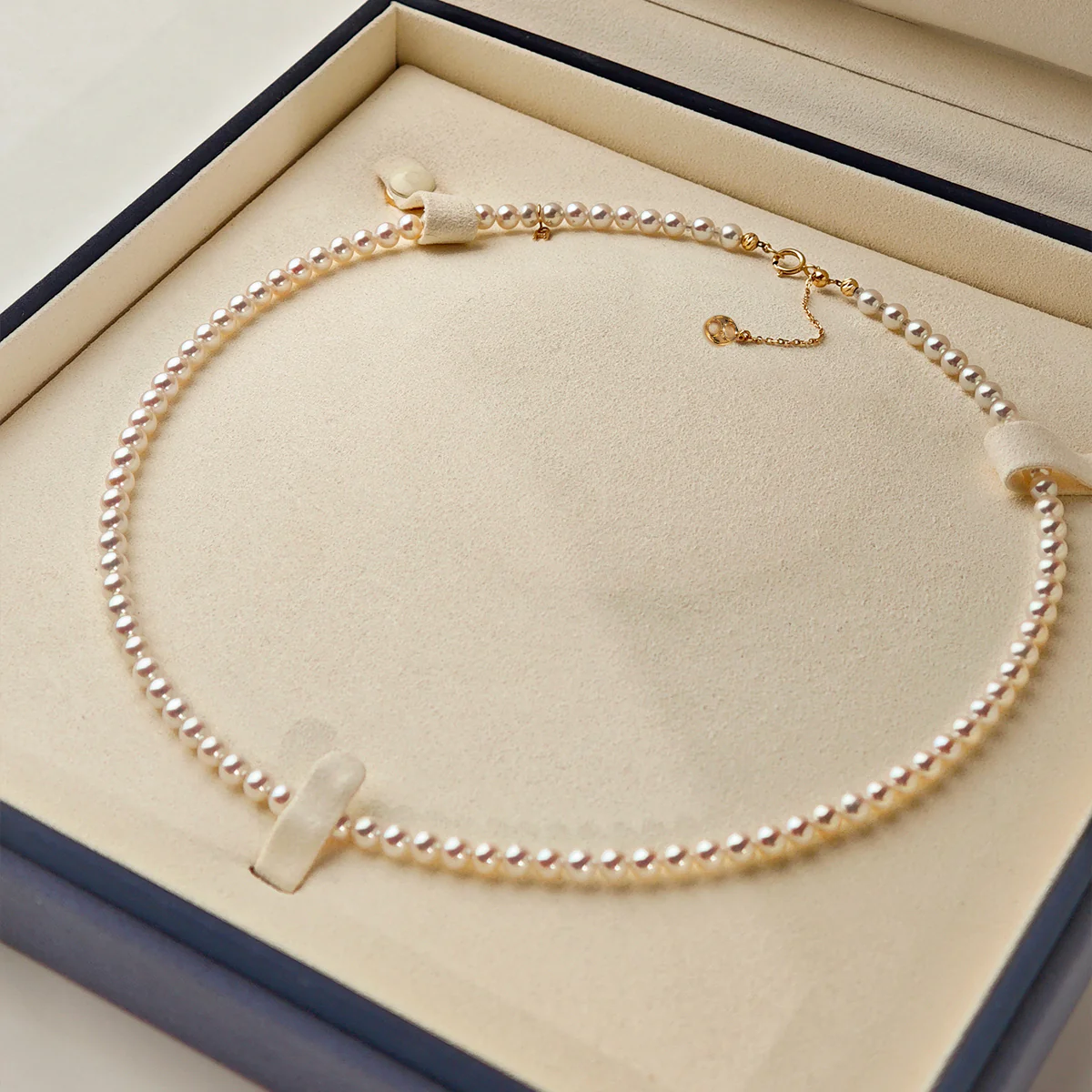 GUILD Certified Gold Vermeil Aurora Freshwater Pearl Strand Necklace in 925 Sterling Silver - Image 6