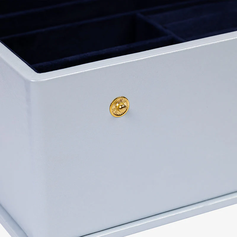 Large Leather Jewelry Box - Image 4