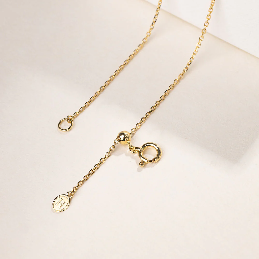 Saltwater Pearl 18K Gold Diamonds Planet Necklace - Image 11